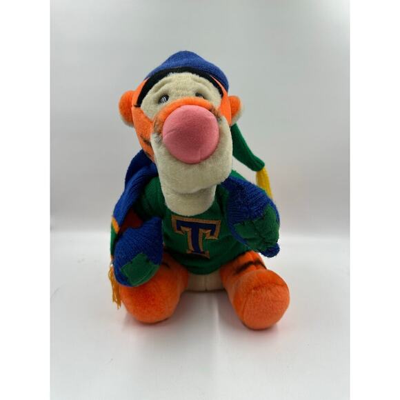 Disney Other - Disney World Holiday Tigger Plush - Wearing Sweater, Hat, Scarf & Gloves